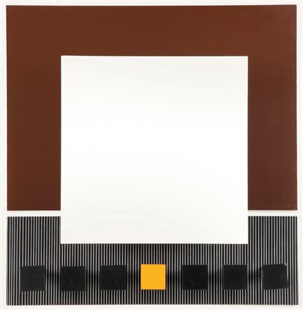 JESUS RAPHAEL SOTO (1923 - 2005) Le point jaune 1989 acrilico su tavola con...