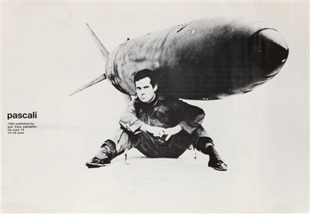 PINO PASCALI (1935 - 1968) Pascali 1984 manifesto cm 67,5x99 Galleria Franz...