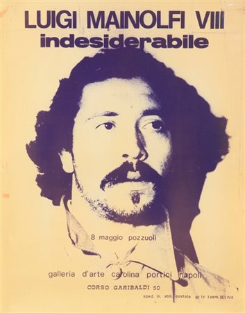 LUIGI MAINOLFI (1948) Luigi Mainolfi VIII Indesiderabile manifesto cm