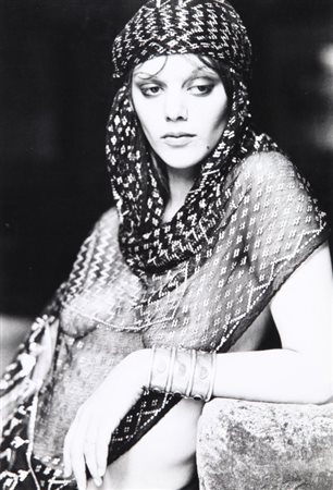 ELISABETTA CATALANO (1941) Ritratto di Tina Aumont anni ‘70 stampa ai sali...