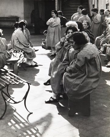 LUCIANO D'ALESSANDRO (1933) Ospedale psichiatrico 1966 stampa ai sali...