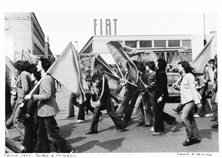 TANO D'AMICO (1942) Torino, corteo a Mirafiori 1973 stampa ai sali d’argento,...