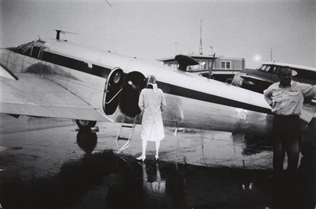 MARK SHAW (1921 - 1969) Il presidente Kennedy di ritorno da Boston accolto da...