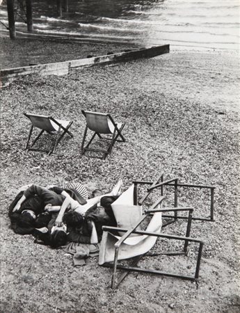 MARC RIBOUD (1923) Violator will be prosecuted anni '70 stampa ai sali...