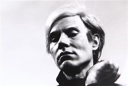 PAOLA AGOSTI (1947) Andy Warhol, Roma 1972 stampa ai sali d'argento, modern...