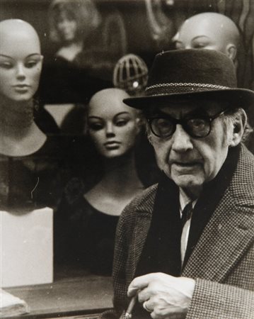 MARIO DONDERO (1928) Ritratto di Man Ray, Parigi 1959 stampa ai sali...