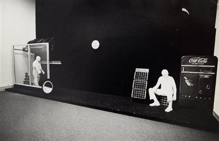 GIANFRANCO GORGONI (1941) George Segal,The gas station, New York 1963 stampa...