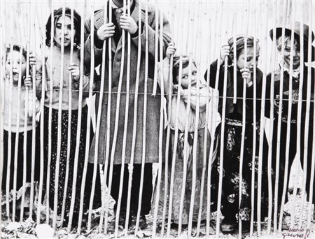MARIO GIACOMELLI (1925 - 2000) Zingari 1958 stampa ai sali d'argento, vintage...