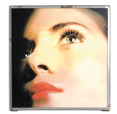 MATTEO BASILE' (1974) Conserving 2003 light box 30x30 cm esemplare unico...