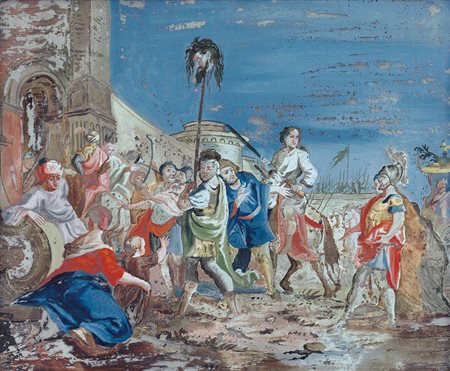 SCUOLA NAPOLETANA DEL XVIII SECOLO Il ritorno vittorioso di Davide con la...