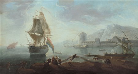 MANGLARD ADRIEN Lione 12/03/1695 - Roma 31/07/1760(seguace di)Marina al...