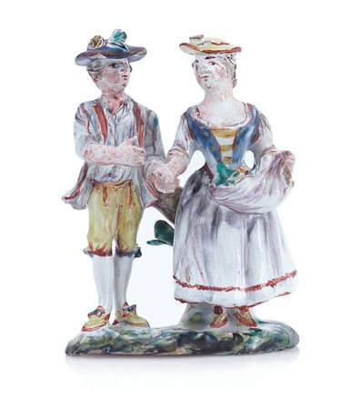 SAVONA PICCOLO GRUPPO IN MAIOLICA, SAVONA, G.BOSELLI, XVIII SECOLO,...