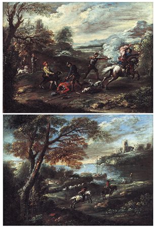 GRAZIANI FRANCESCO Napoli, attivo tra il 1680 e 1730Paesaggio costiero con...