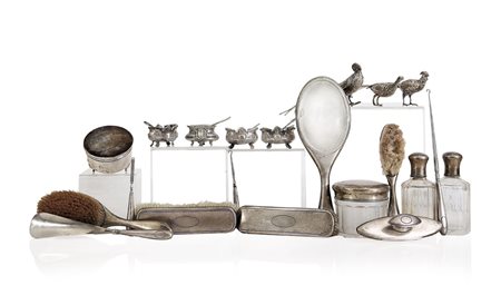 ARGENTI D'EPOCA LOTTO DI DIVERSI OGGETTI IN ARGENTO, XX SECOLO, composto da...