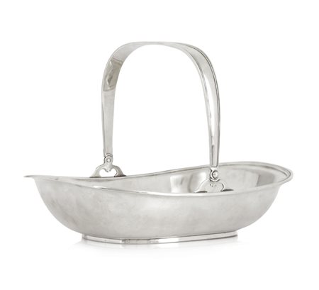 TIFFANY & CO. CESTINO IN ARGENTO, TIFFANY & CO., INIZIO XX SECOLO, liscio con...