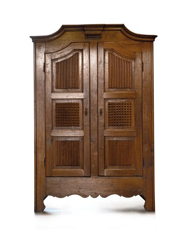 MOBILE DEL XVIII SECOLO ARMADIO IN LEGNI VARI, PIEMONTE, FINE XVIII SECOLO, a...