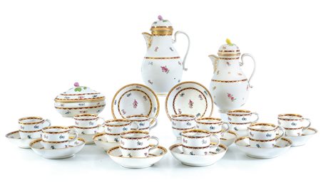 VIENNA SERVIZIO DA TE' IN PORCELLANA, VIENNA, PRIMA META' XIX SECOLO,...