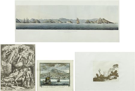 GOLTZIUS HENDRICK Mulbrecht 1558 - Haarleem 1617Scena con divinità...