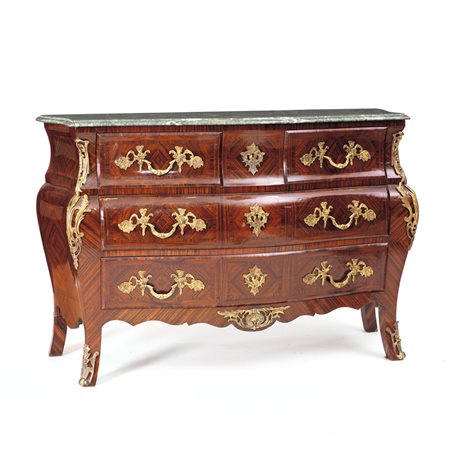 MOBILE DEL XX SECOLO CASSETTONE INTARSIATO IN STILE REGGENZA, XX SECOLO,...