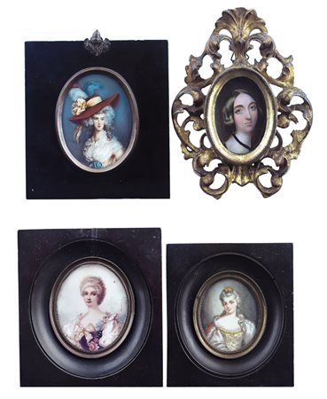 POISTEAU ELEONORE ALYCE Attiva dal 1852 al 1911(attribuito a)Ritratto di...