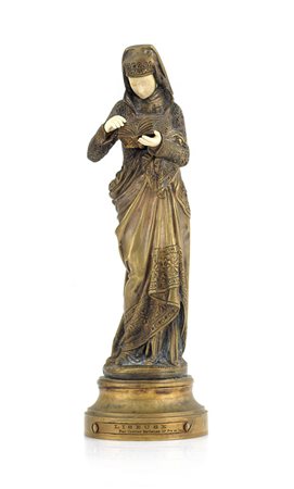 CARRIER BELLEUSE ALBERT-ERNEST DE 1824 - 1887Dama in abiti rinascimentali...