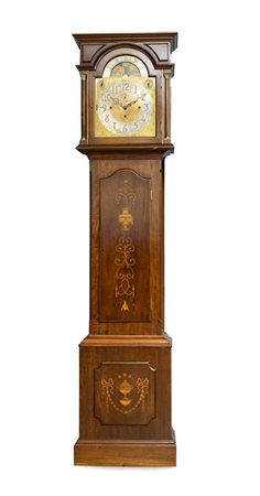 OROLOGIO A COLONNA OROLOGIO A COLONNA, INIZIO XIX, cassa impiallacciata ad...