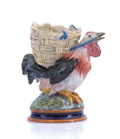 GINORI SCULTURA IN CERAMICA, GINORI, INIZIO XX SECOLO, raffigurante gallina...
