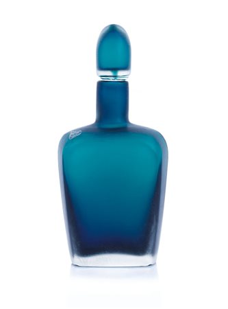 VENINI BOTTIGLIA CON TAPPO IN VETRO SOMMERSO E INCISO, VENINI, P. VENINI,...