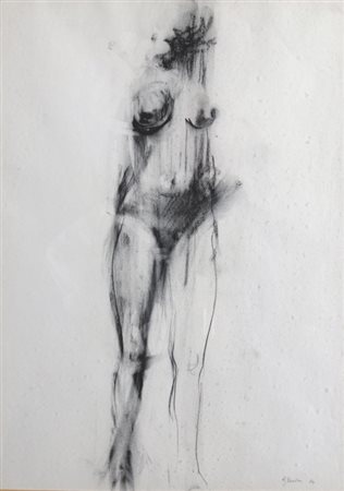 AJMONE GIUSEPPE (Carpignano Sesia 1923 - Romagnano Sesia 2005) "Figura" 1974...