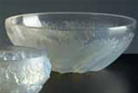 Lalique. “Coupe Chicorée” in vetro con decoro a dente di leone, 1921 circa....