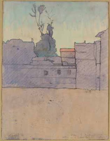 Llewellyn Lloyd Livorno 1879 – Firenze 1949 Piazza Sant’Ambrogio – Primo...