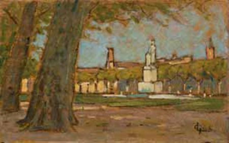 Luigi Gioli San Frediano a Settimo 1854 – Firenze 1947 Pisa, piazza Santa...