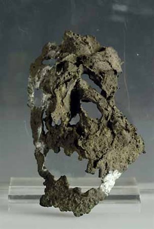 Agenore Fabbri Barba, Pistoia 1911 - Savona 1998 Maschera, 1957 bronzo, cm...