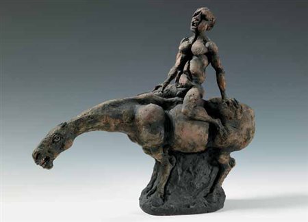 Agenore Fabbri Pistoia 1911 – Savona 1998 Cavallo e cavaliere, 197071973...