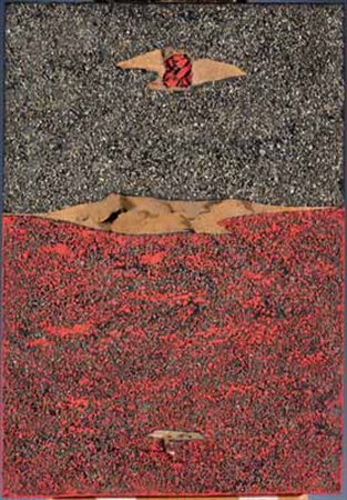 Agenore Fabbri Barba, Pistoia 1911 - Savona 1998 Il muro spaccato, 1996...