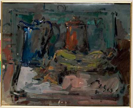 Filippo de Pisis Ferrara 1896 – Milano 1956 Natura morta, 1942 olio su tela,...