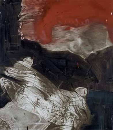 Antonio Recalcati Bresso 1938 Un po’ di calore, 1963 olio su tela, cm 80x70....