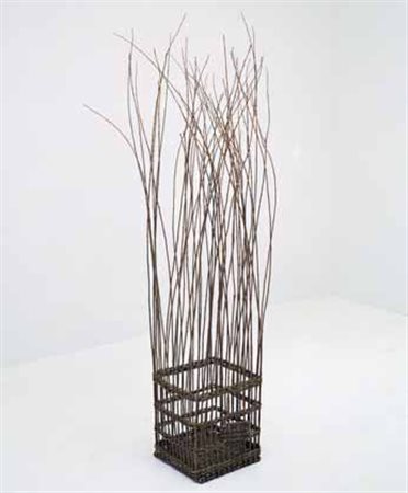 Mona Hatoum Beirut 1953 Untitled (Willow Cage), 2002 salice, cm 152,5x28,5x26,5
