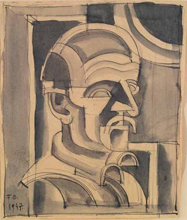 Uberto Bonetti Viareggio 1909 – 1993 Aerovista di Perugia, anni Trenta...