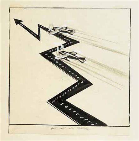 Mario Sironi Sassari 1885 – Milano 1961 Progetto per manifesto per la VI...