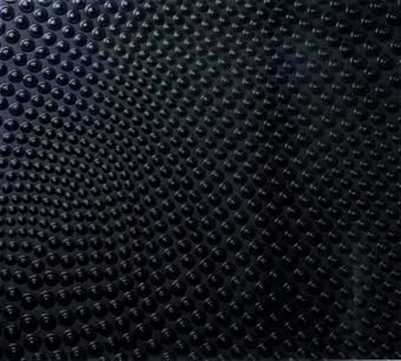 Davide Nido Senago 1966 Wave black, 2004 Colla sintetica su tela, cm 80x90....