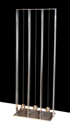 Fausto MELOTTI Rovereto 1901 - Milano 1986 I pendoli, 1968 acciaio inox /...