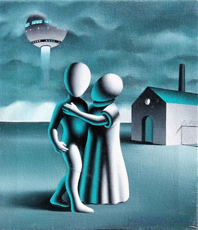 Mark KOSTABI Los Angeles 1960 The only way out is up, 2009 olio su tela oil...