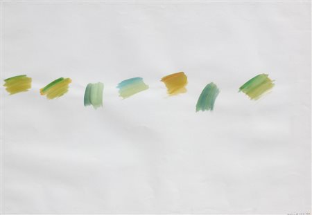 Mario NIGRO Pistoia 1917 - Livorno 1992 Senza titolo, 1987 acquarello su...