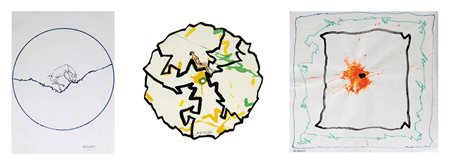 Agenore FABBRI Barba 1911 - Savona 1998 Senza titolo pennarelli e inchiostro...