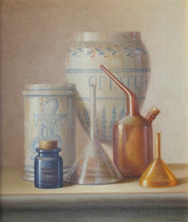 Antonio NUNZIANTE Napoli, 1956 Farmacia Italia, 2013 olio su tela / oil on...