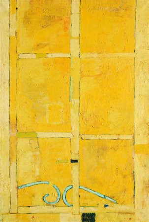Giovanni FRANGI Milano 1959 Finestra gialla, 1985/1986 olio su tela / oil on...