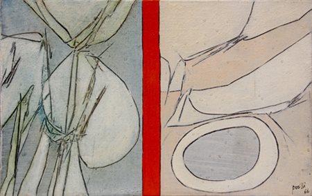 Achille PERILLI Roma 1927 Totalmente perfetto, 1966 olio su tela oil on...