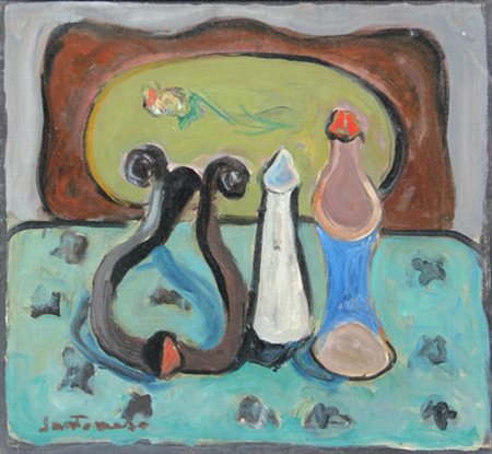 Giuseppe SANTOMASO Venezia 1907-1990 Senza titolo, 1939 olio su tela oil on...