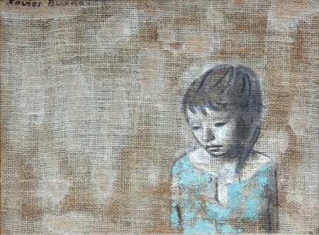 Xavier BUENO Vera de Bidasoa 1915 - Fiesole 1979 Ragazza, 1966 olio su tela...